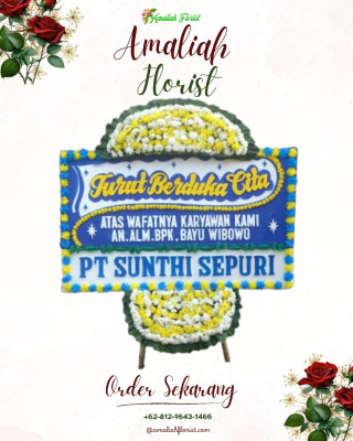 Papan Bunga Duka di Lampung Utara