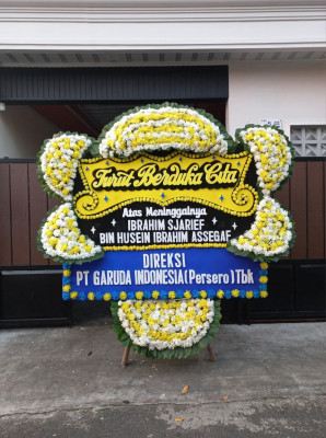 Papan Bunga Duka di Lampung Utara
